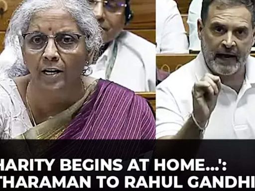 FM Sitharaman to LoP Rahul: Begin charity at home, give reservation in Rajiv Gandhi Foundation