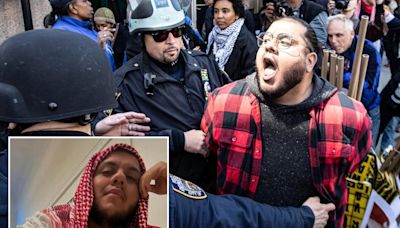 Brooklyn educator who called Zionists ‘pigs’ is cuffed at Columbia protest: ‘Fire him now’