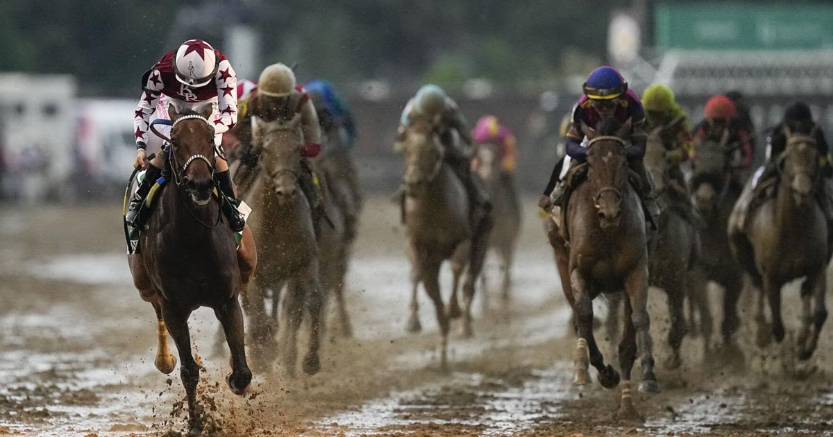 Filly Thorpedo Anna dominates soggy Kentucky Oaks