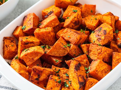 Air Fryer Sweet Potato Cubes Recipe Cooks To Crispy Perfection in 8 Minutes