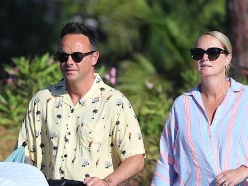 Ant McPartlin enjoys baby's first holiday in Portugal with wife Anne-Marie