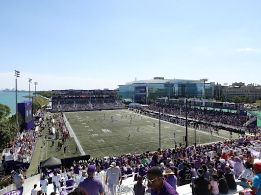 Column: A ‘picturesque’ debut for Northwestern at its temporary stadium — and for the new Big Ten