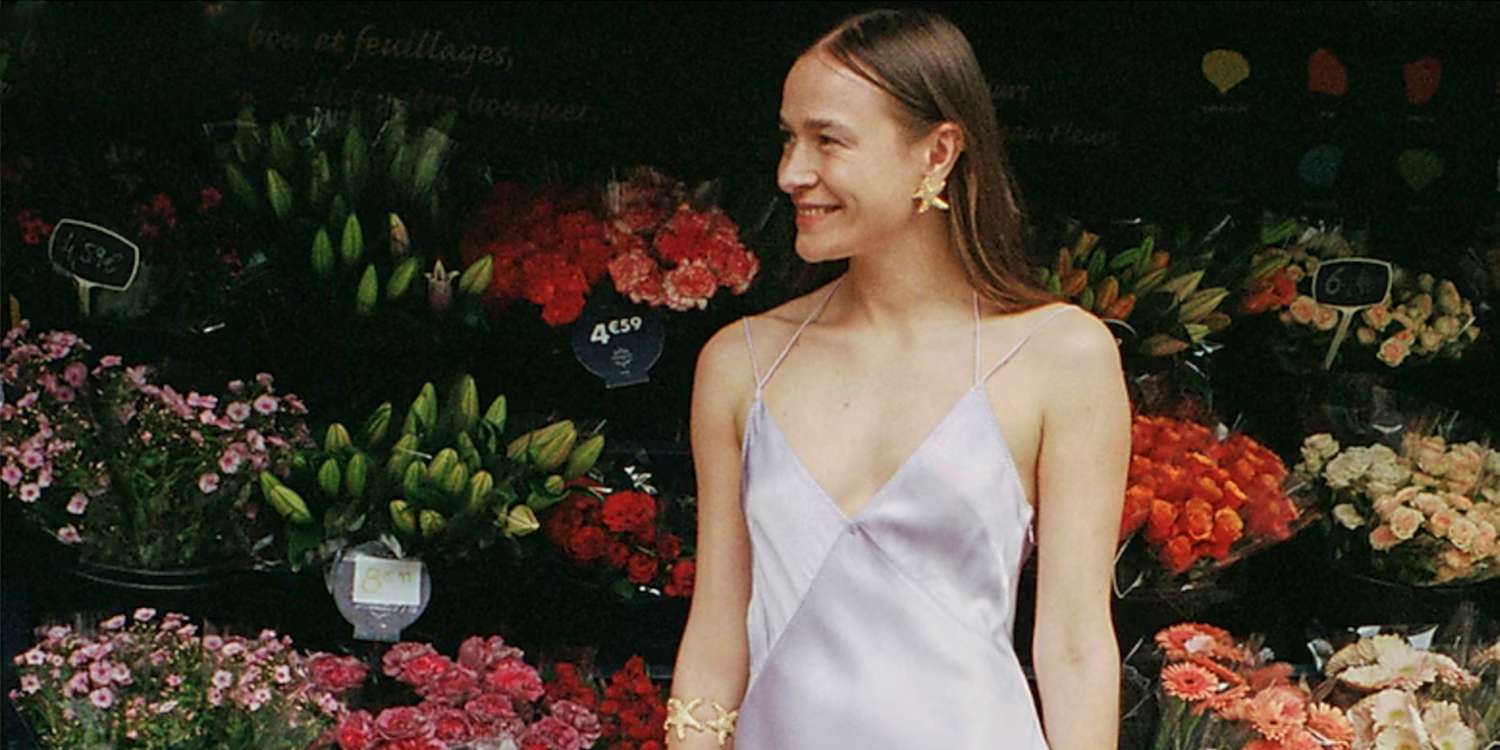 French Girls Are Wearing This Airy, Slinky Dress Style on Repeat at Summer Weddings