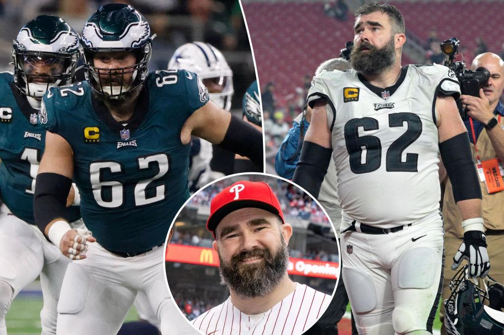 Jason Kelce at Eagles’ facility ‘almost every day’ after NFL retirement