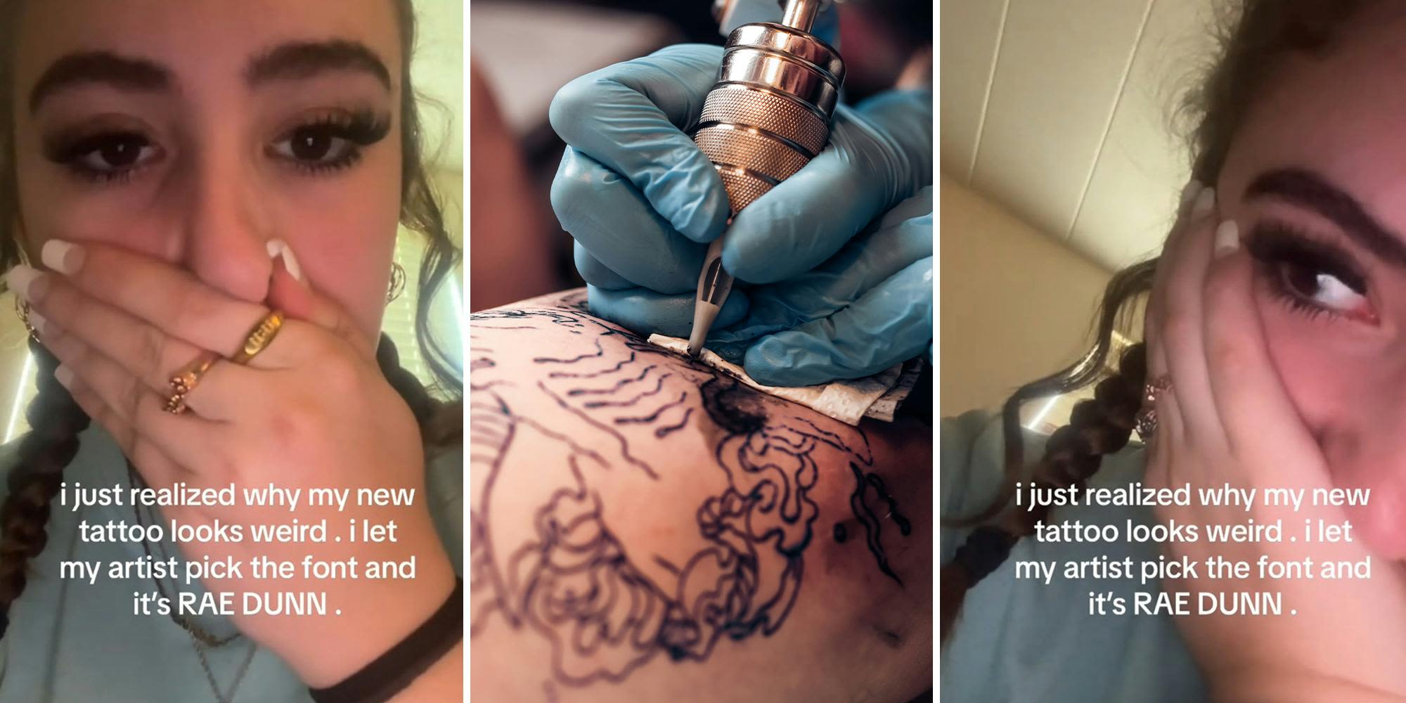 ‘Get that lasered asap’: Woman gets tattoo and lets artist pick the font. She instantly regrets it