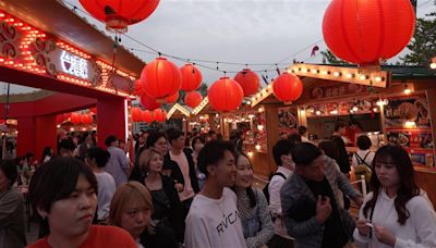 東京晴空塔下「台灣祭」正熱鬧 日人吃美食捐款助花蓮