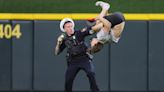 Cincinnati Reds Fan Shocked With Taser After Crashing Game And Landing Perfect Backflip