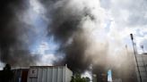 Berlin fire brigade warns of toxic fumes from metal factory blaze