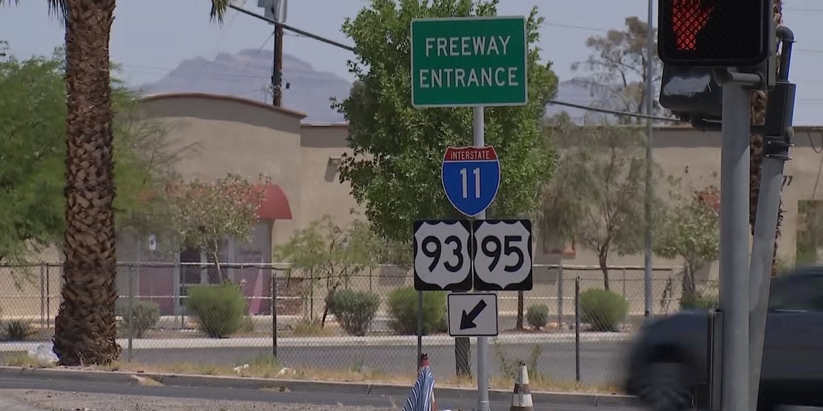 Interstate 11 signs going up in Las Vegas; Mexico-to-Canada interstate plans move forward