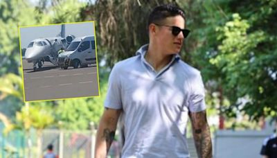 Empresario contó por qué llegó con James Rodríguez a Barranquilla: "Cuentos de aeropuerto"