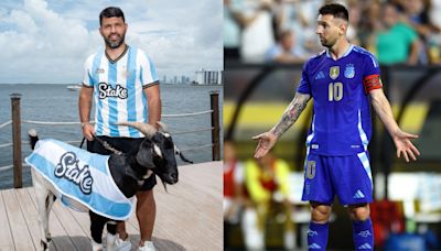 Sergio Aguero welcomes Lionel Messi to Miami with herd of goats as all-time great prepares for Copa America action with Argentina | Goal.com Tanzania