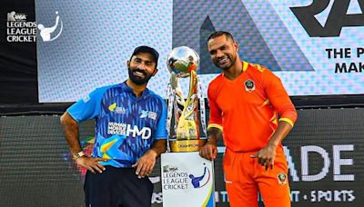 Shikhar Dhawan Dazzles With Maiden Fifty In Legends League Cricket (LLC) 2024 | WATCH VIDEO