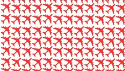 You have 20/20 vision & high IQ if you can spot the odd red plane out in 7 secs