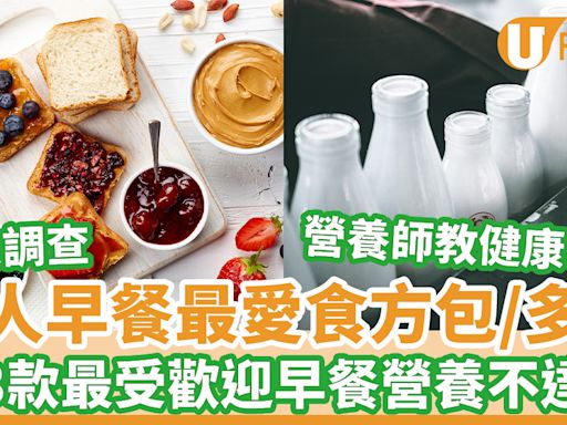 浸大調查：港人早餐最愛食方包/多士 揭3款最受歡迎早餐營養不達標 | U Food 香港餐廳及飲食資訊優惠網站