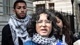 Keffiyeh Karen whines for glass of water, proving pro-terror students are total weaklings