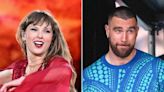 Travis Kelce Heads Backstage as Taylor Swift Sings 'Karma Is the Guy on the Chiefs' During Amsterdam Show