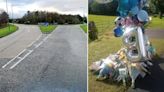 Balloons and floral tributes laid for boys, 13 and 17, killed in motorbike crash