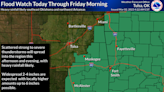 Flood watch, warning issued, heavy rains to start Thursday in Arkansas