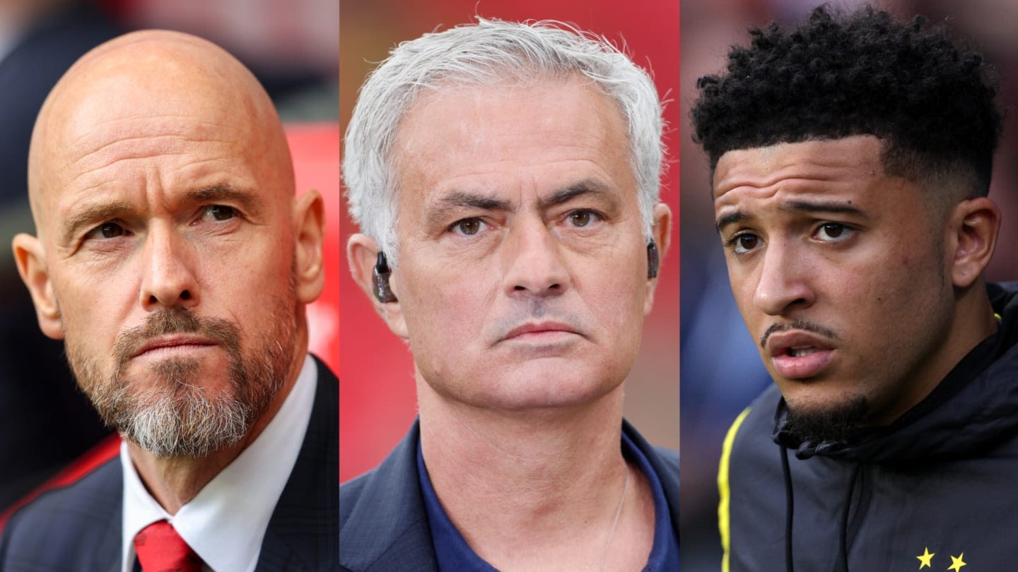 Jose Mourinho reveals who is to blame in standoff between Erik ten Hag and Jadon Sancho