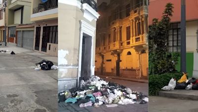 Calles del Centro de Lima amanecen llenas de basura: Denuncian despido masivo de trabajadores de limpieza pública