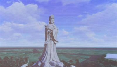 盧秀燕見證30公尺「全台最高」媽祖雕像動工