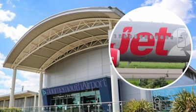 Where you can fly to with Jet2 from Bournemouth Airport during 2025