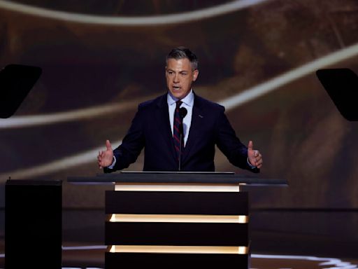 Indiana’s U.S. Rep. Jim Banks bashes Biden — and boosts Trump — during RNC speech