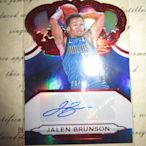 新賣家~18/19~Jalen Brunson /99~RC~auto~皇冠~新人簽名~限量/99~1000 1元起標