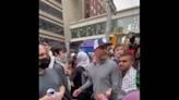 US: Pro-Palestine And Pro-Israel Supporters Clash Near NYC Hunter College 2