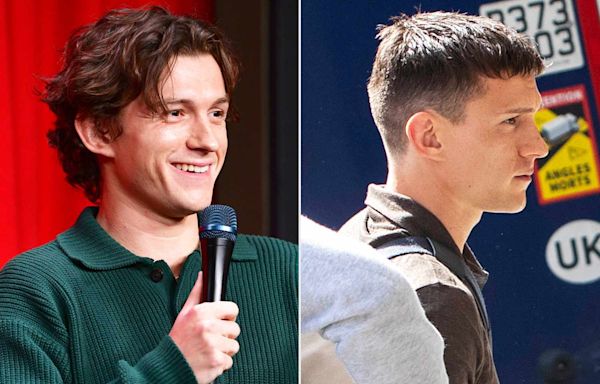 Tom Holland Ditches His Signature Curls for a New Shorter Hairstyle Ahead of 'Romeo & Juliet' Role in London