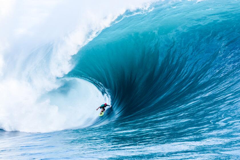 Risking life and limb for glory: Olympic surf competition to be held on world's 'heaviest wave'