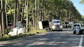 Tractor-trailer, five vehicles collide on I-85 in Dinwiddie; two people killed, four hurt