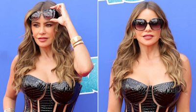 Sofía Vergara Turns Heads in Racy Reptilian Corset at “America’s Got Talent” Premiere