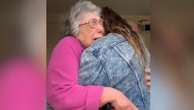 Woman Surprises Grandparents With Their Great-Grandson… & Their Reaction Is Too Wholesome