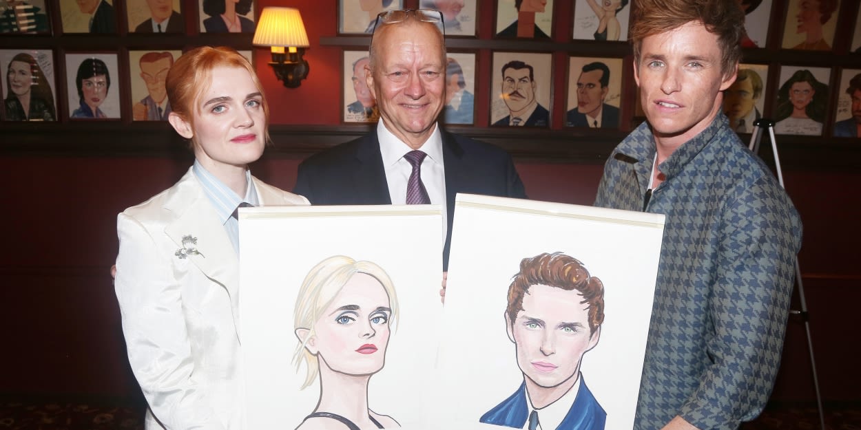 Photos: CABARET Stars Eddie Redmayne & Gayle Rankin Honored with Sardi's Portraits