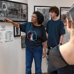 Civil War tablets honoring Amherst veterans help open high schoolers’ eyes to unsung Black history