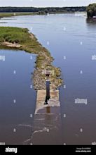 Border river Oder Stock Photo - Alamy