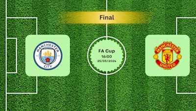 Pronóstico Man. City vs Man. United 25/05/24 Final FA Cup
