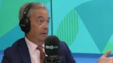 Nigel Farage's scathing 5-word reply to Nicky Campbell’s Oswald Mosley dig