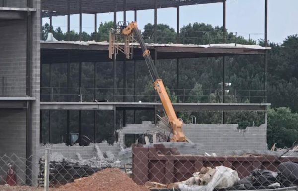 One injured after wall collapses at Halifax County High School