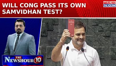 BJP Slams Rahul's Hypocrisy After BRS MLCs Defect | Will Cong Pass Its Own Samvidhan Test?| Newshour