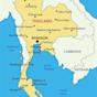Mapa Da Tailandia