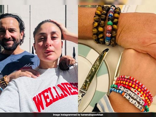 Kareena Kapoor Lets Her "Better Together" Bracelet Do All The Talking. Bonus - Saif Ali Khan