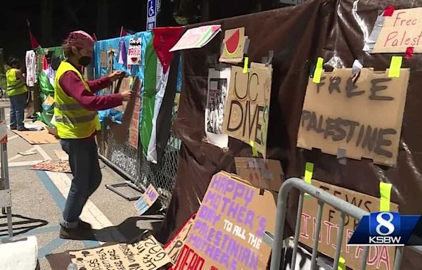 UC Santa Cruz protest remains peaceful as student enter negotiations with university