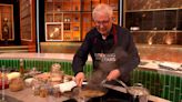 Christopher Biggins smokes out the Cooking with the Stars studio