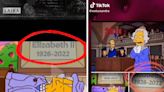 Fake footage of The Simpsons 'predicting' the Queen's death has gone viral as part of a controversial trend of Simpsons-based misinformation