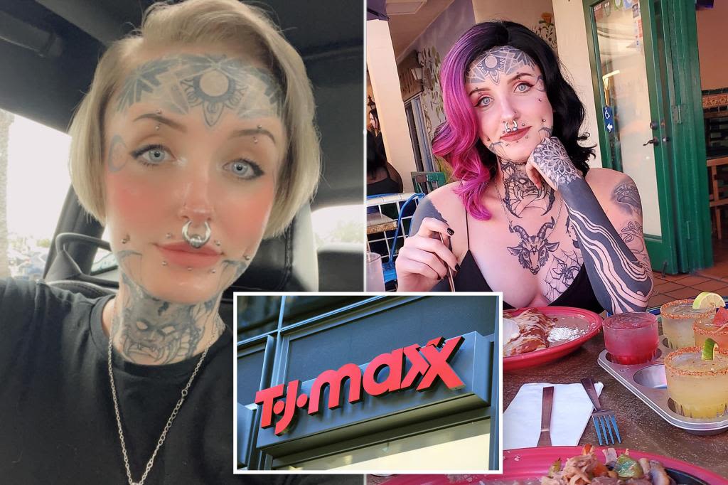 Tattooed applicant claims she was denied TJ Maxx job over her ink, confronts store employees: ‘It’s so annoying’