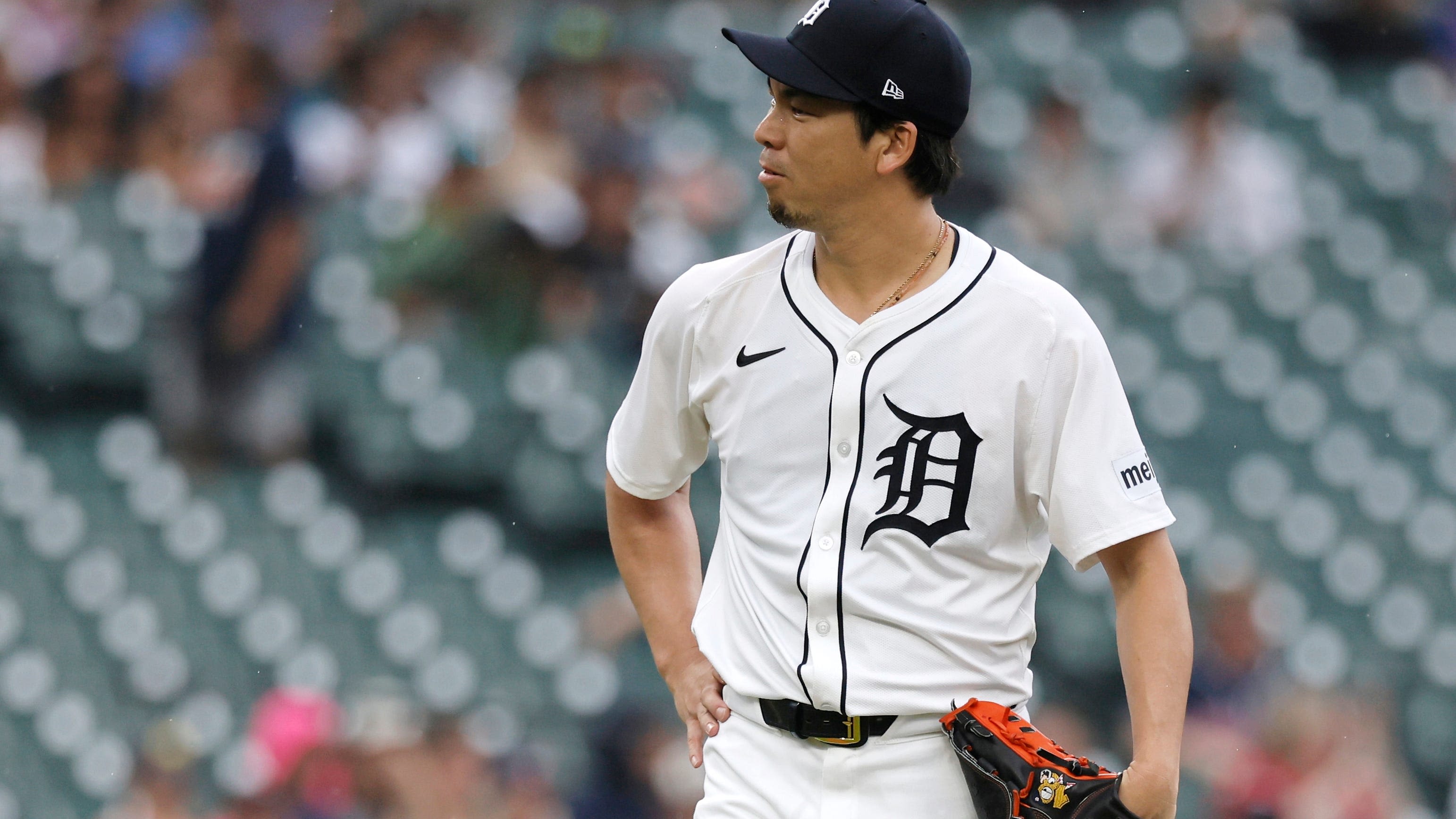 Detroit Tigers' Kenta Maeda has 7.26 ERA in 16 starts. Will team eat rest of his contract?