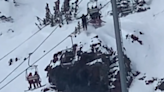 Look: Chairlift Riders Watch As Skier Sends Huge Cliff