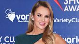 Amanda Holden's slinky thigh-high split gown signals the start of the festive season